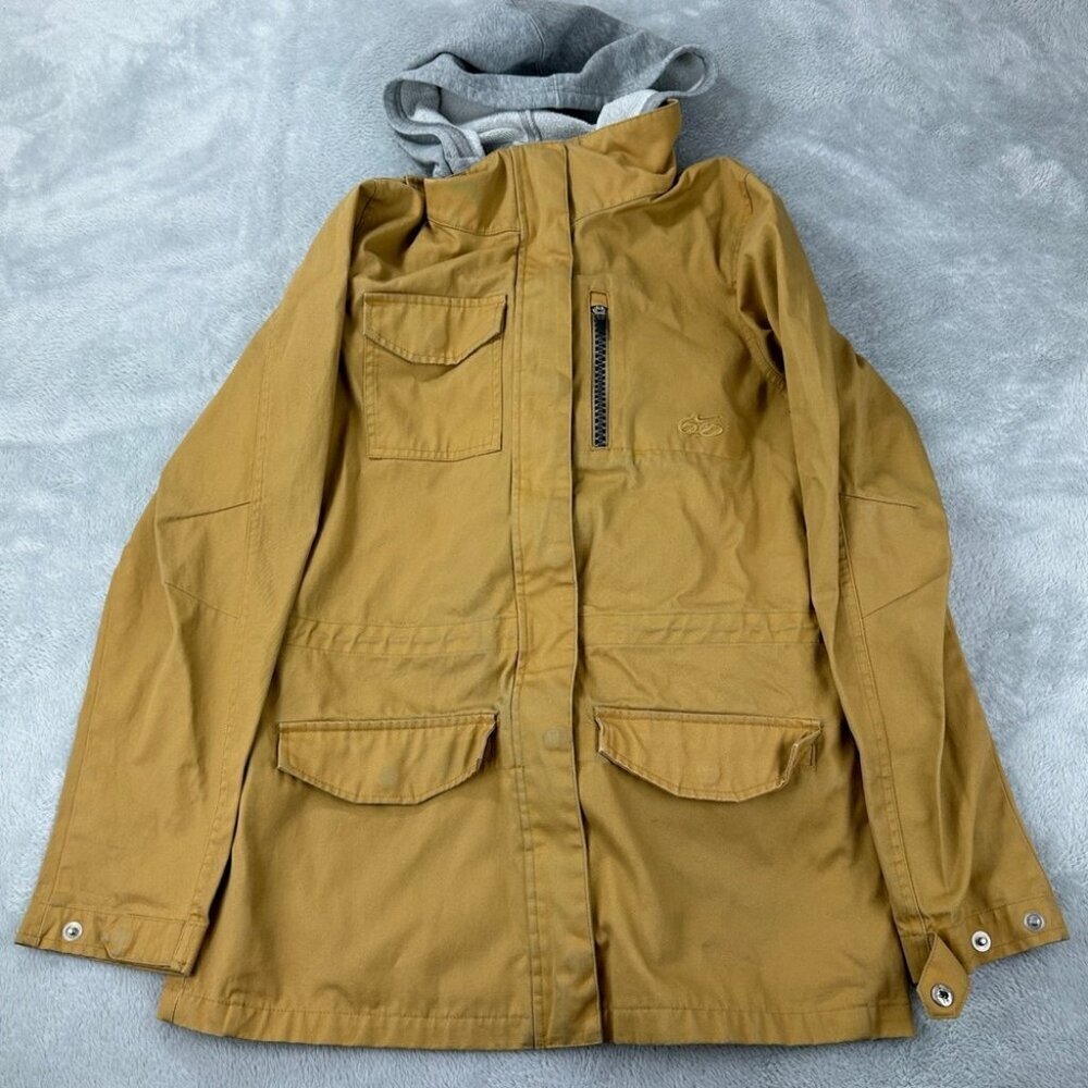 Nike Women’s Size XS 6.0 M65 Pull Field Jacket in Ochre with Integrated Hood